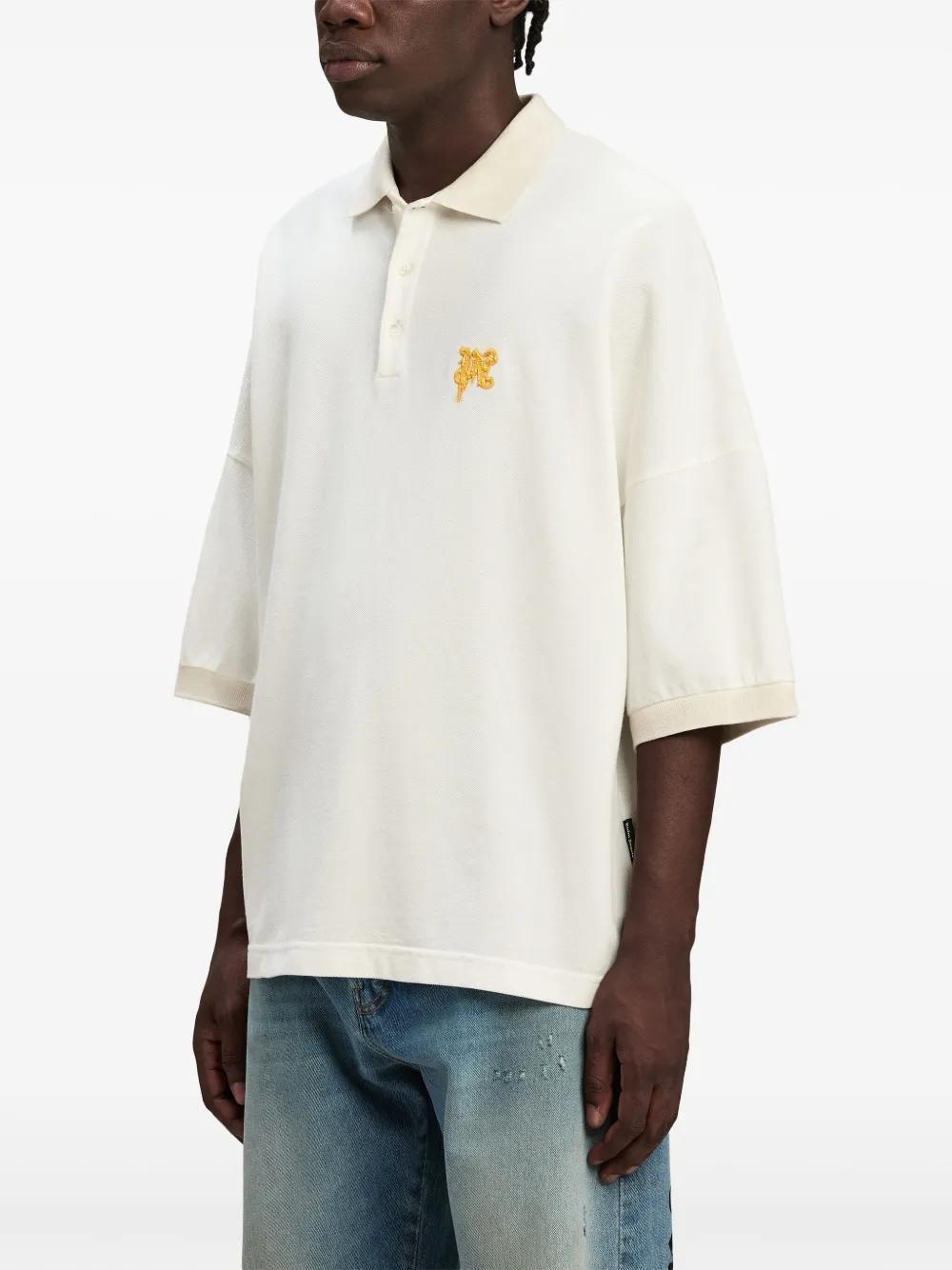 logo-print cotton polo shirt Product Image