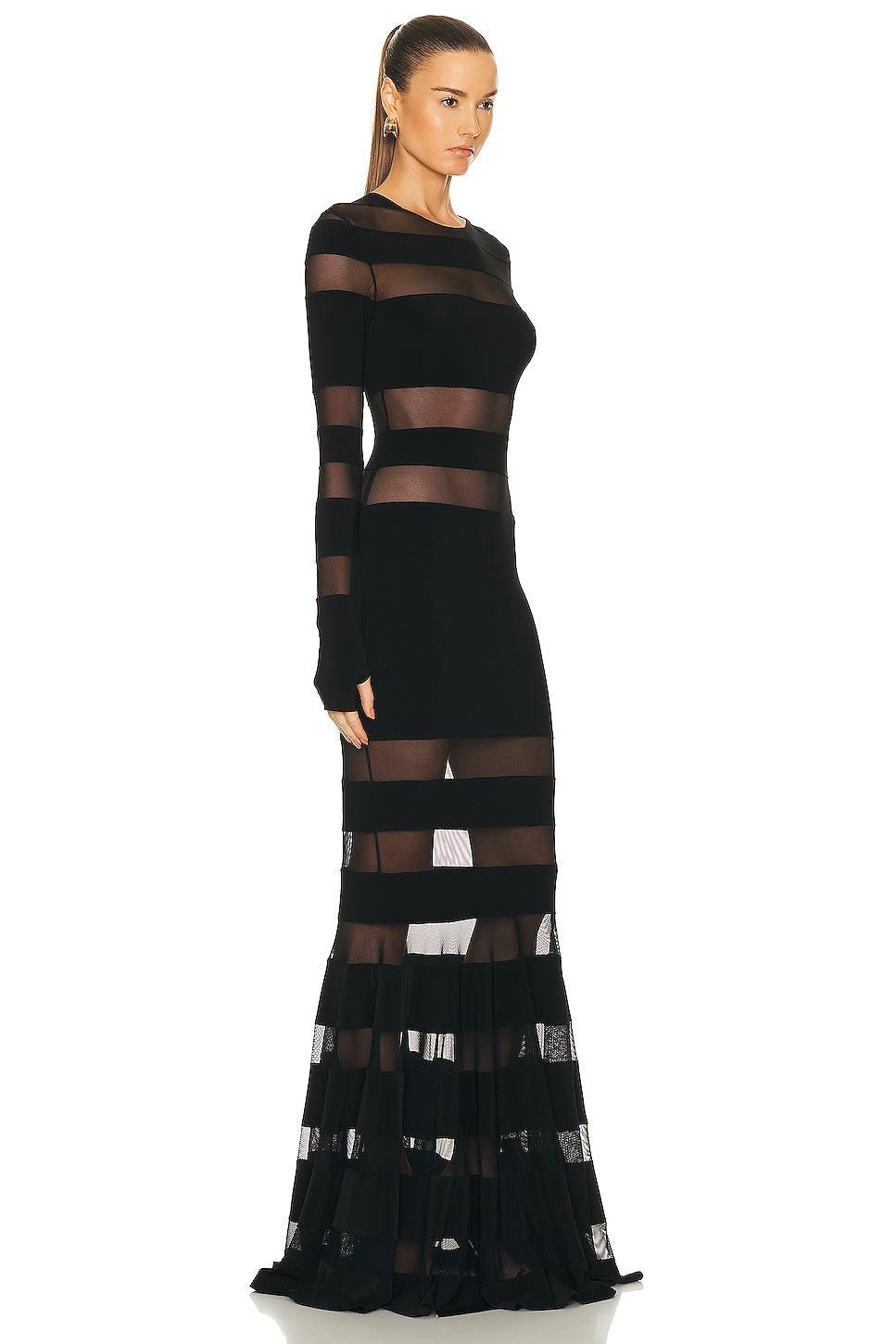 Spliced Fishtail Gown Product Image