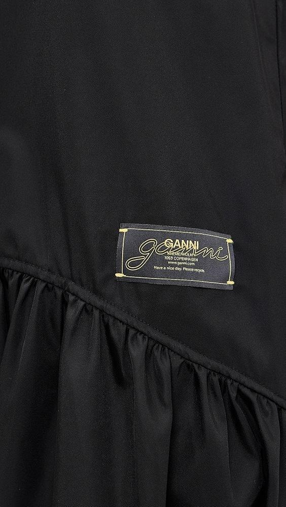 GANNI Duchesse Nylon Midi Dress | Shopbop Product Image