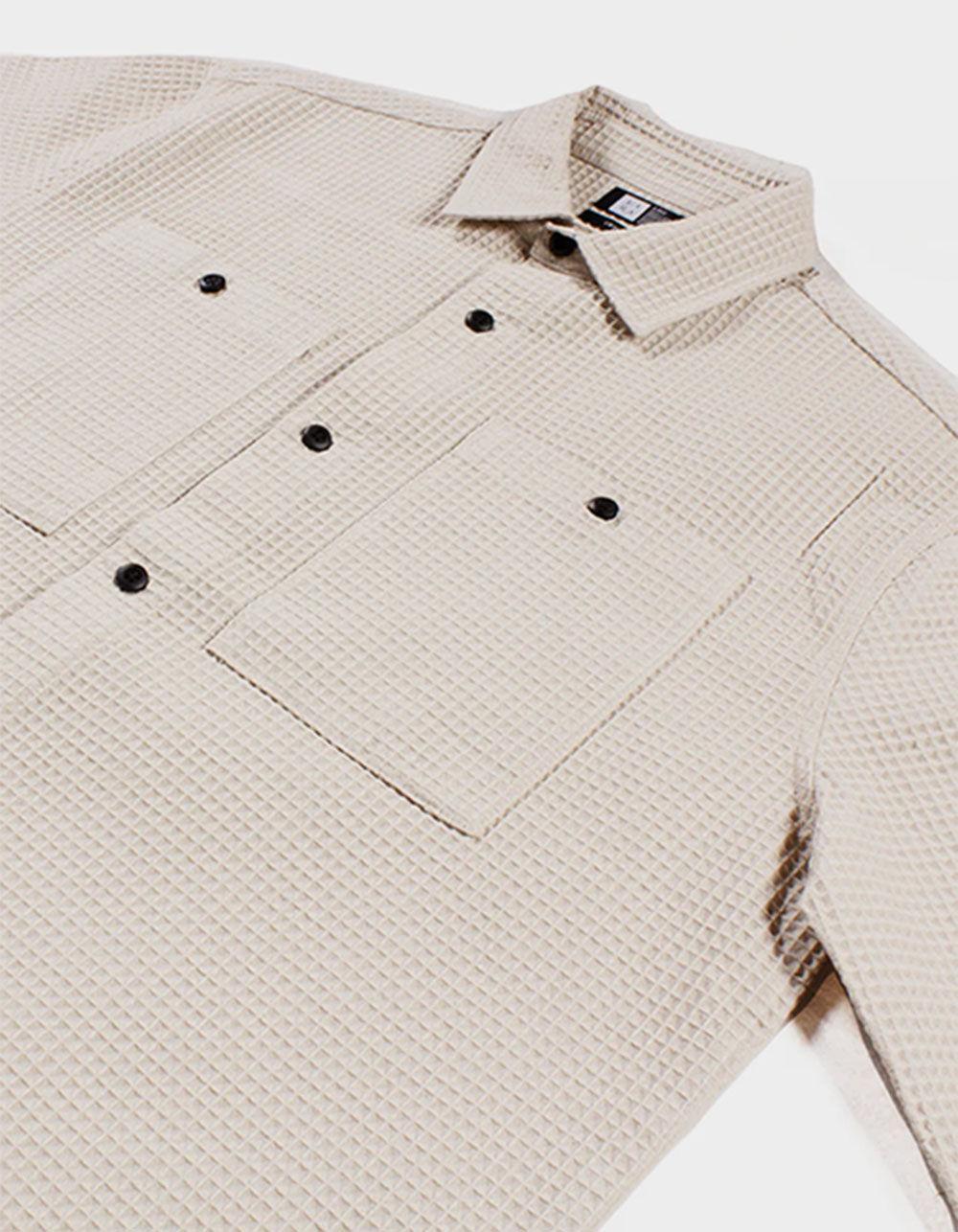 LIRA Ace Mens Overshirt - SAND Product Image