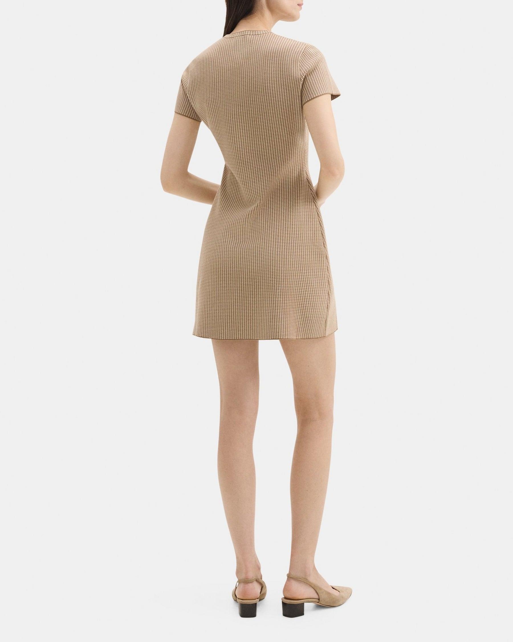 Flared Dress in Stretch Viscose Knit Product Image