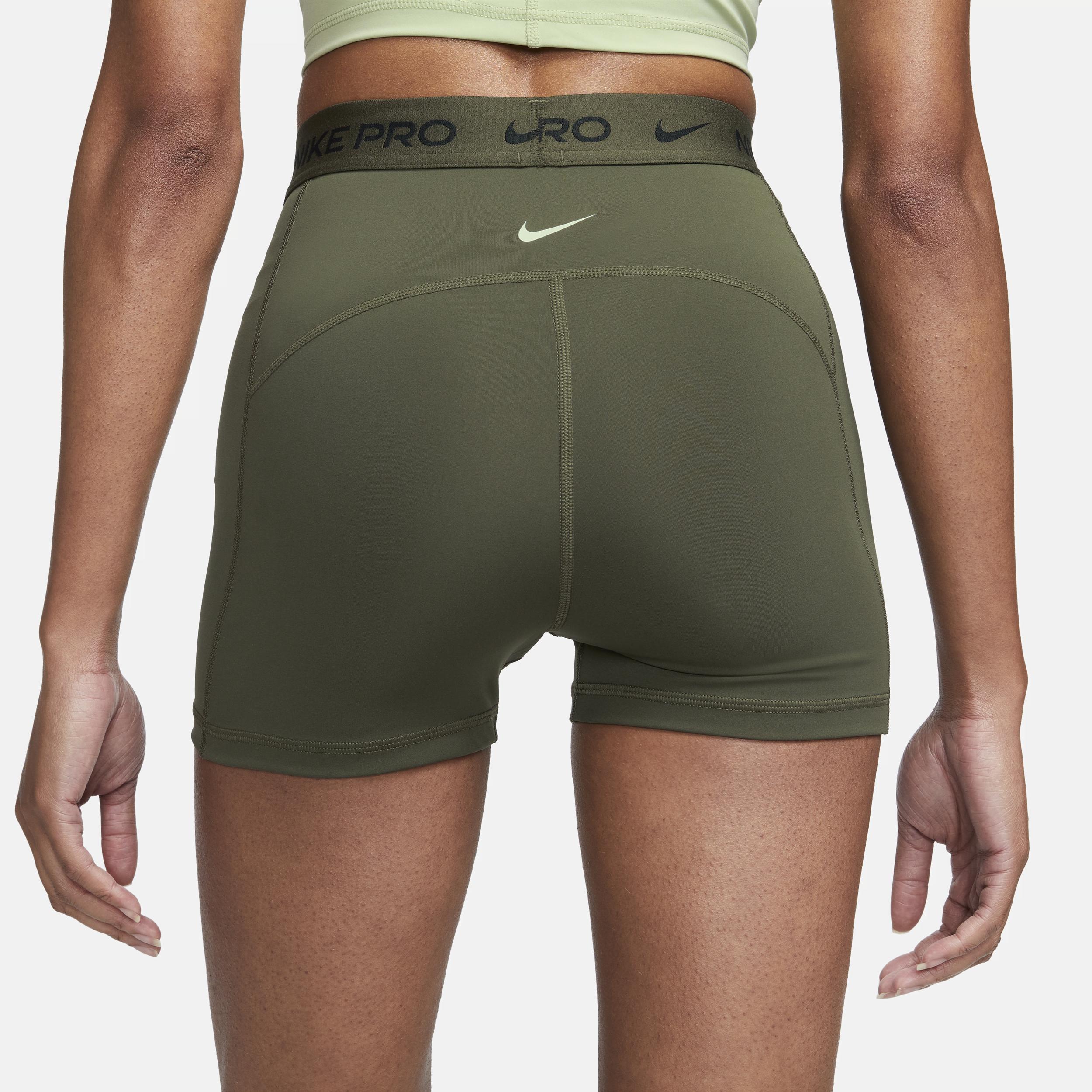 Women's Nike Pro Dri-FIT High-Waisted 3" Shorts Product Image