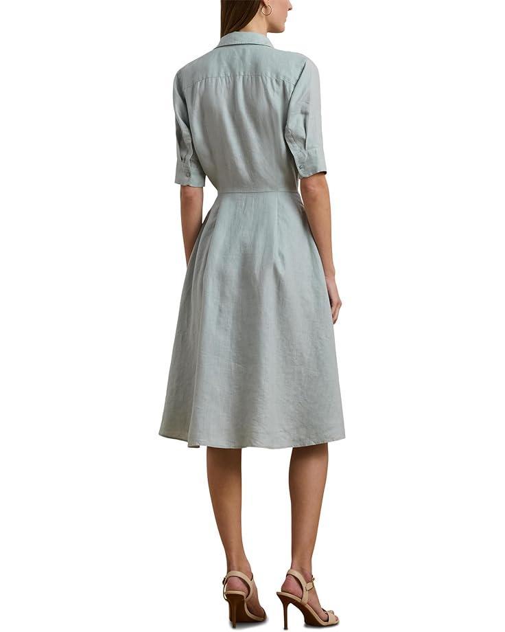 Petite Belted Cotton-Blend Shirtdress Product Image