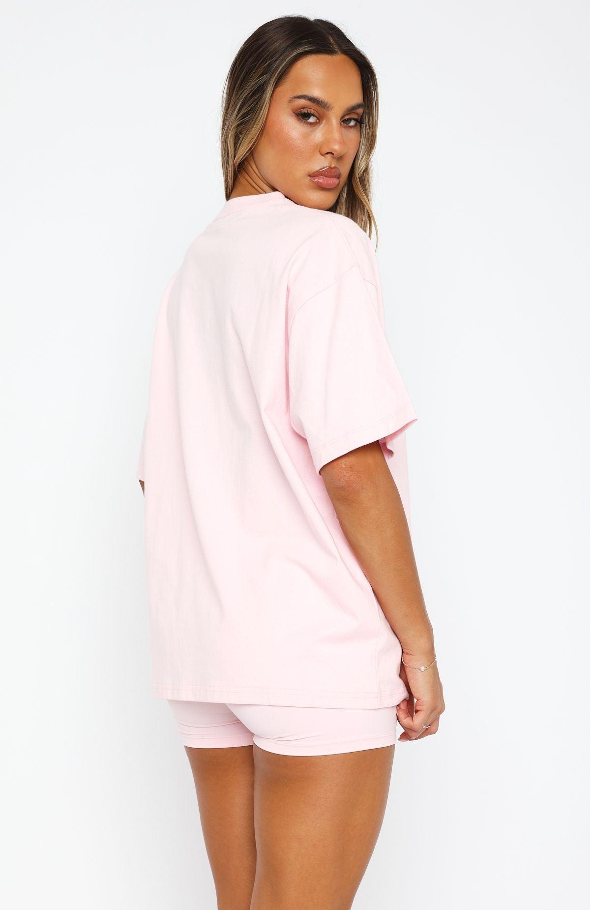Summer Fruits Oversized Tee Pink Product Image