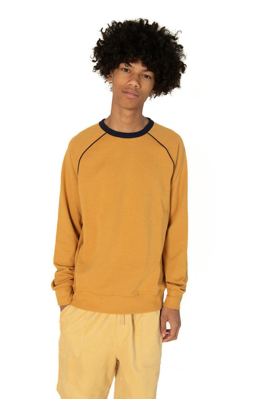 Honey Mustard Piping Sweatshirt Product Image