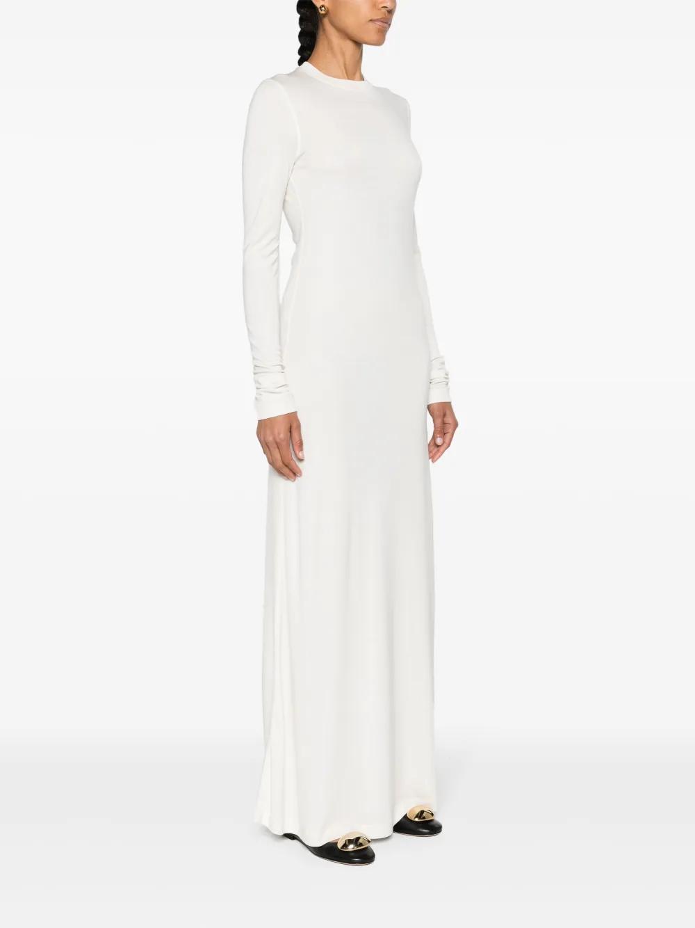 long-sleeve jersey maxi dress Product Image