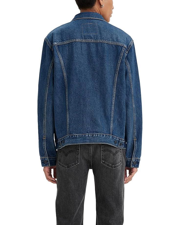 Premium Denim Trucker Jacket Product Image