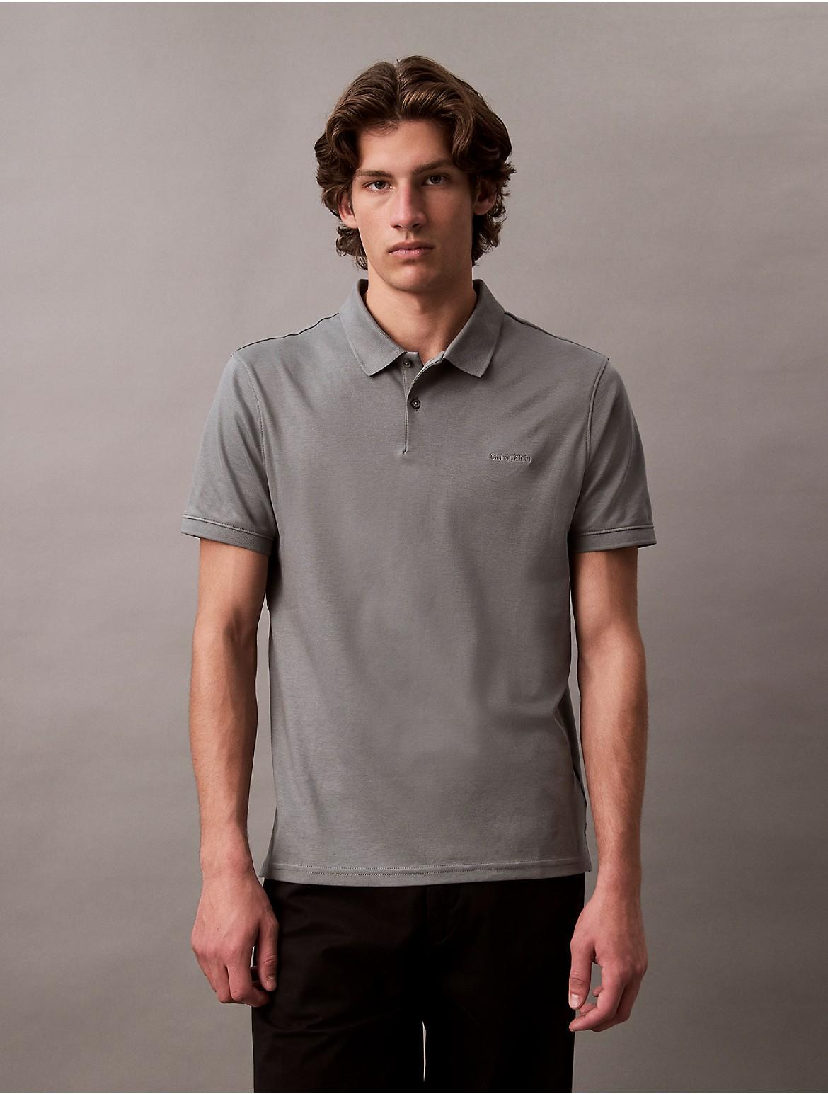Calvin Klein Men's Liquid Touch Polo Shirt - Green - XXL Product Image