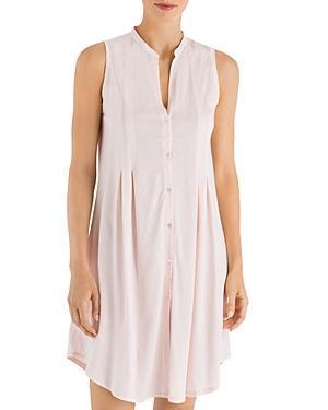 Hanro Cotton Deluxe Button Front Tank Gown Product Image
