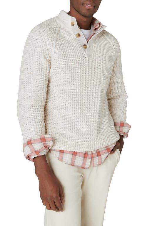 Lucky Brand Nep Mock Neck Sweater (Whisper Tweed) Men's Clothing Product Image