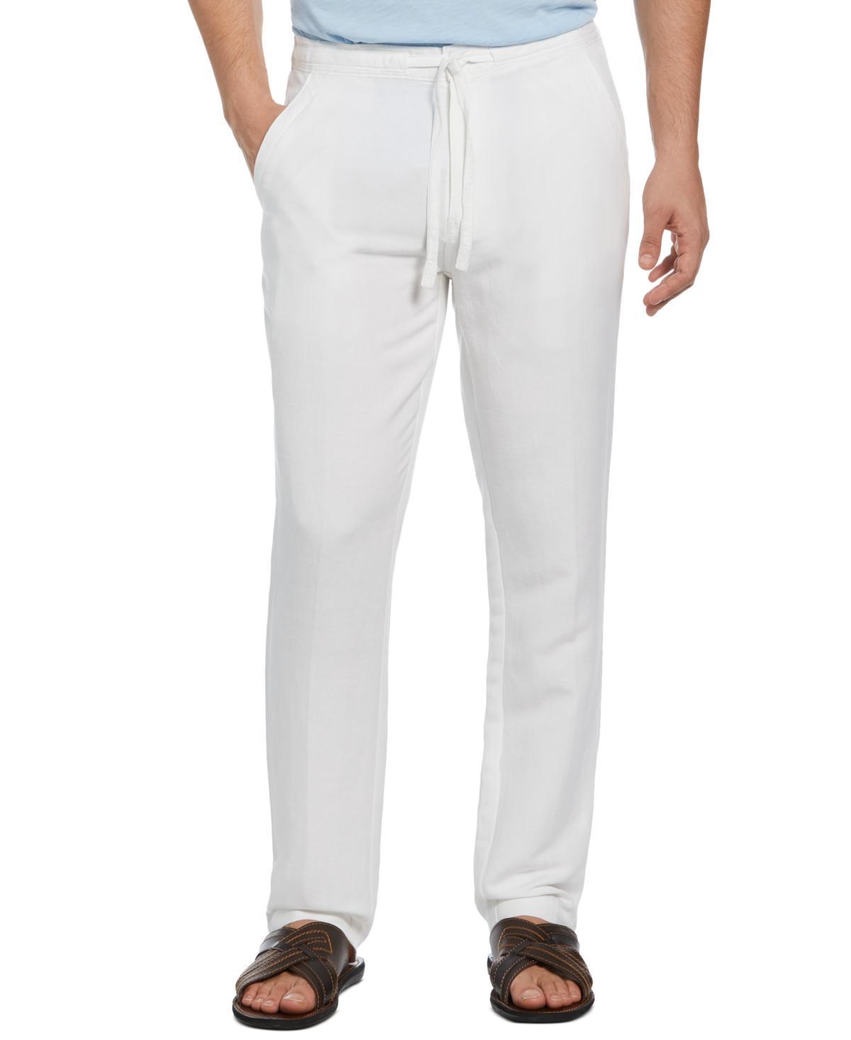 Men's Cubavera Linen Blend Drawstring Pants, Size: XXLARGE 32, Silver Product Image