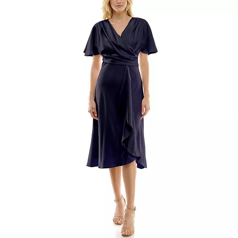 Women's Taylor Dolman Sleeve Bias Cut Midi Dress, Size: 6, Candy Pink Product Image