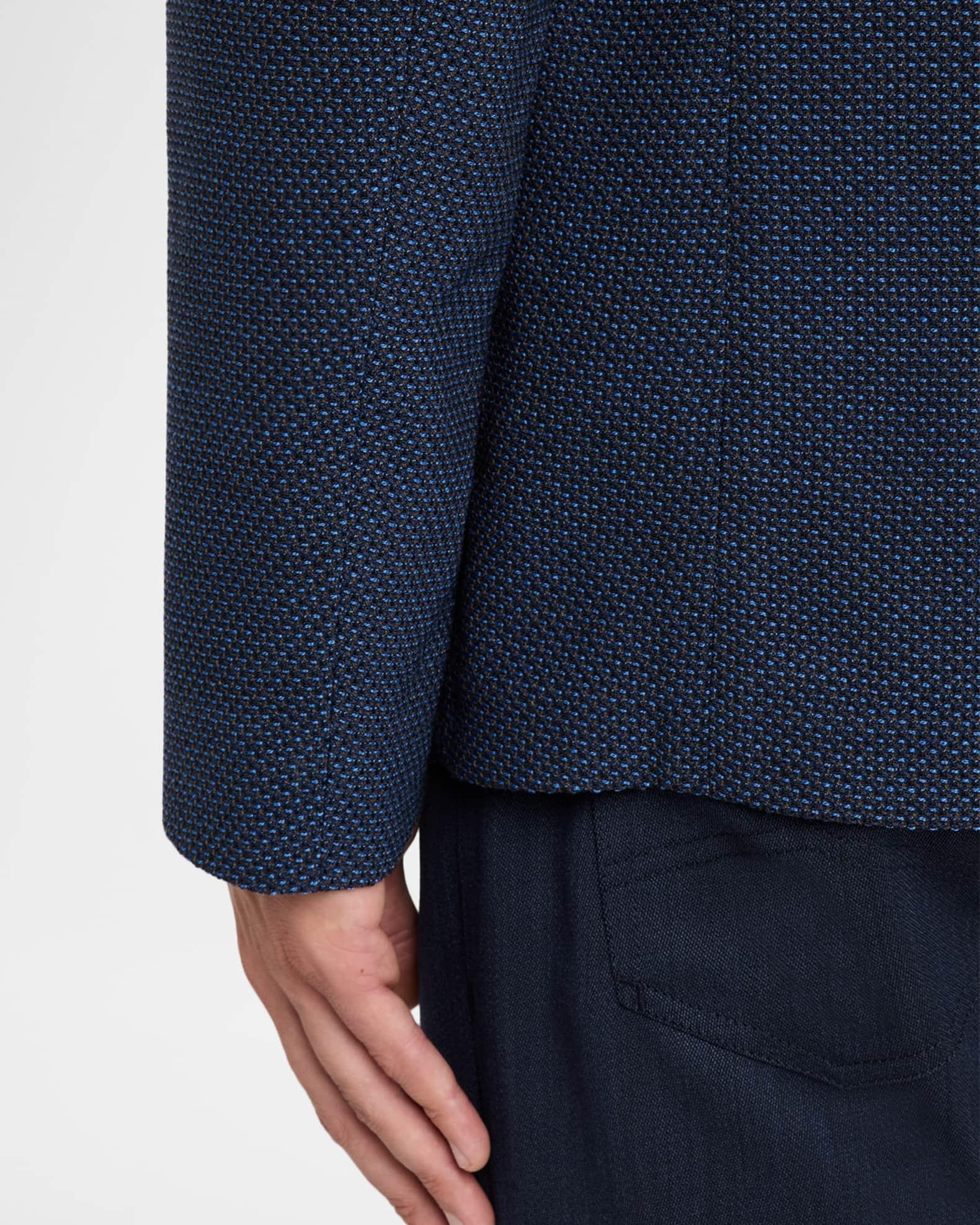 Men's Jacquard Wool Soft Sport Coat Product Image