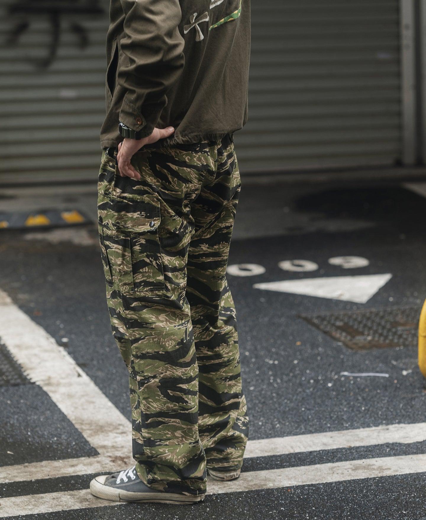 Tiger Stripe Camo Tropical Jungle Fatigue Pants Product Image