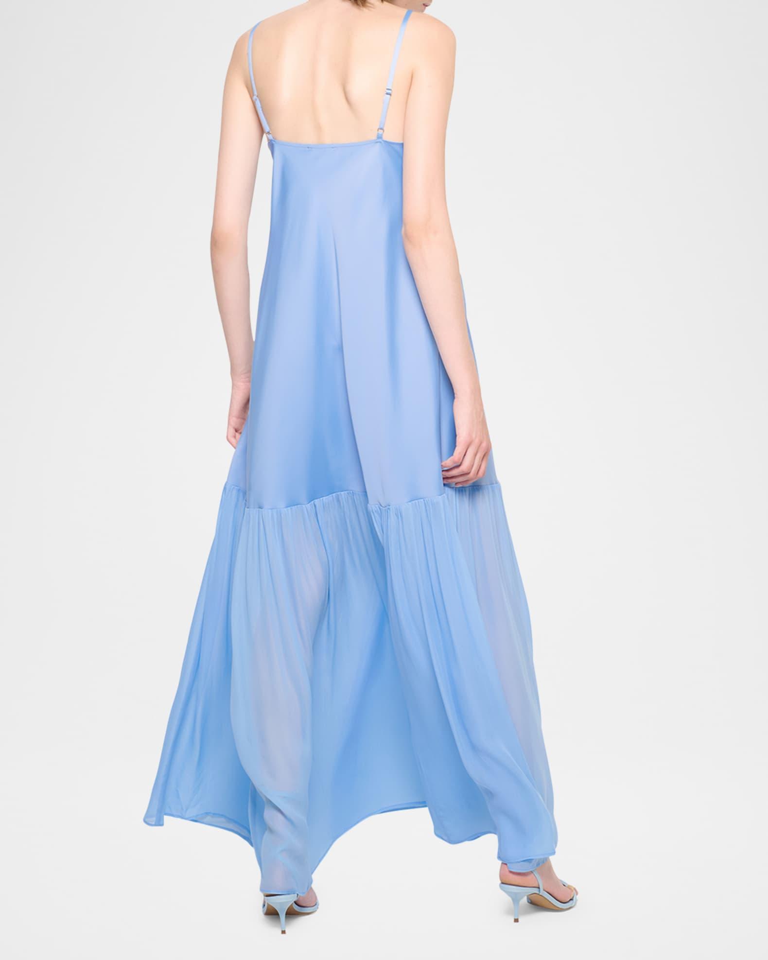 Provence Satin Maxi Dress Product Image