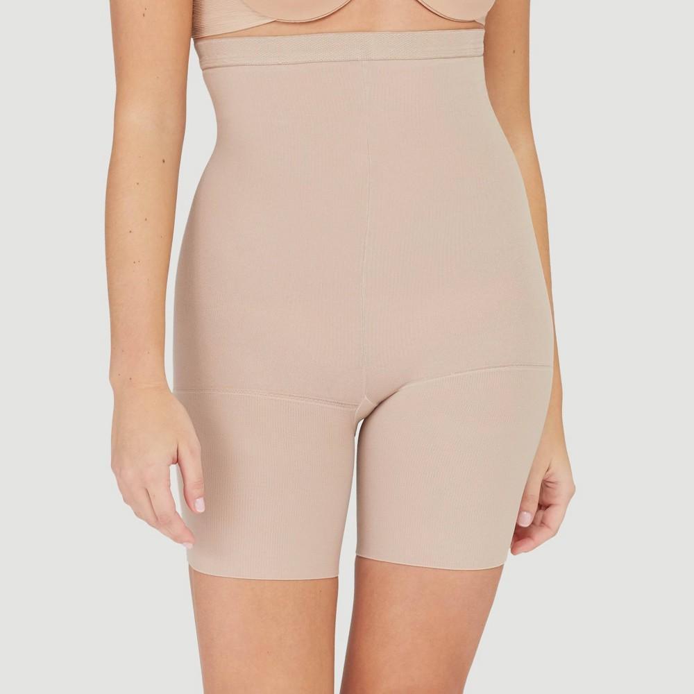 ASSETS by SPANX Womens High-Waist Mid-Thigh Super Control Shaper - Tan 1: Medium Compression, Tummy Slimming Product Image