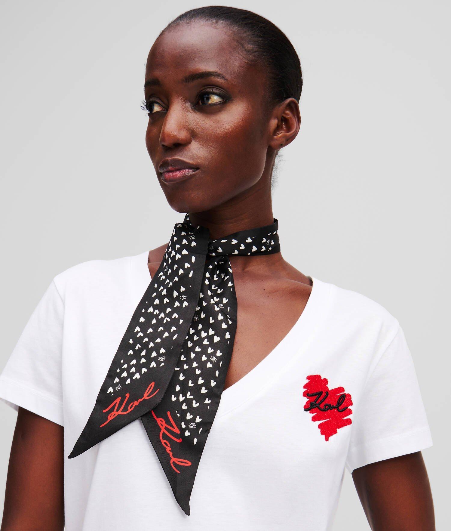 K/HEART SLIM SCARF Product Image