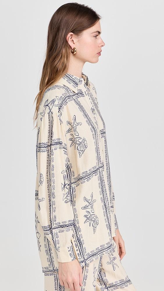 Dress To Shirt In Nautical Print | Shopbop Product Image