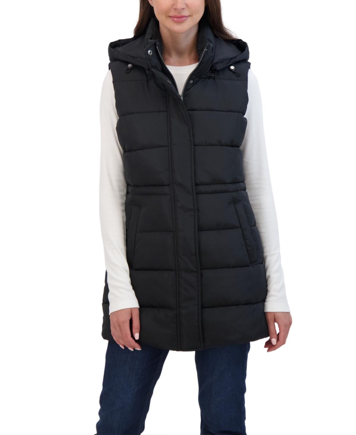 Womens Sebby Collection Puffer Vest Product Image