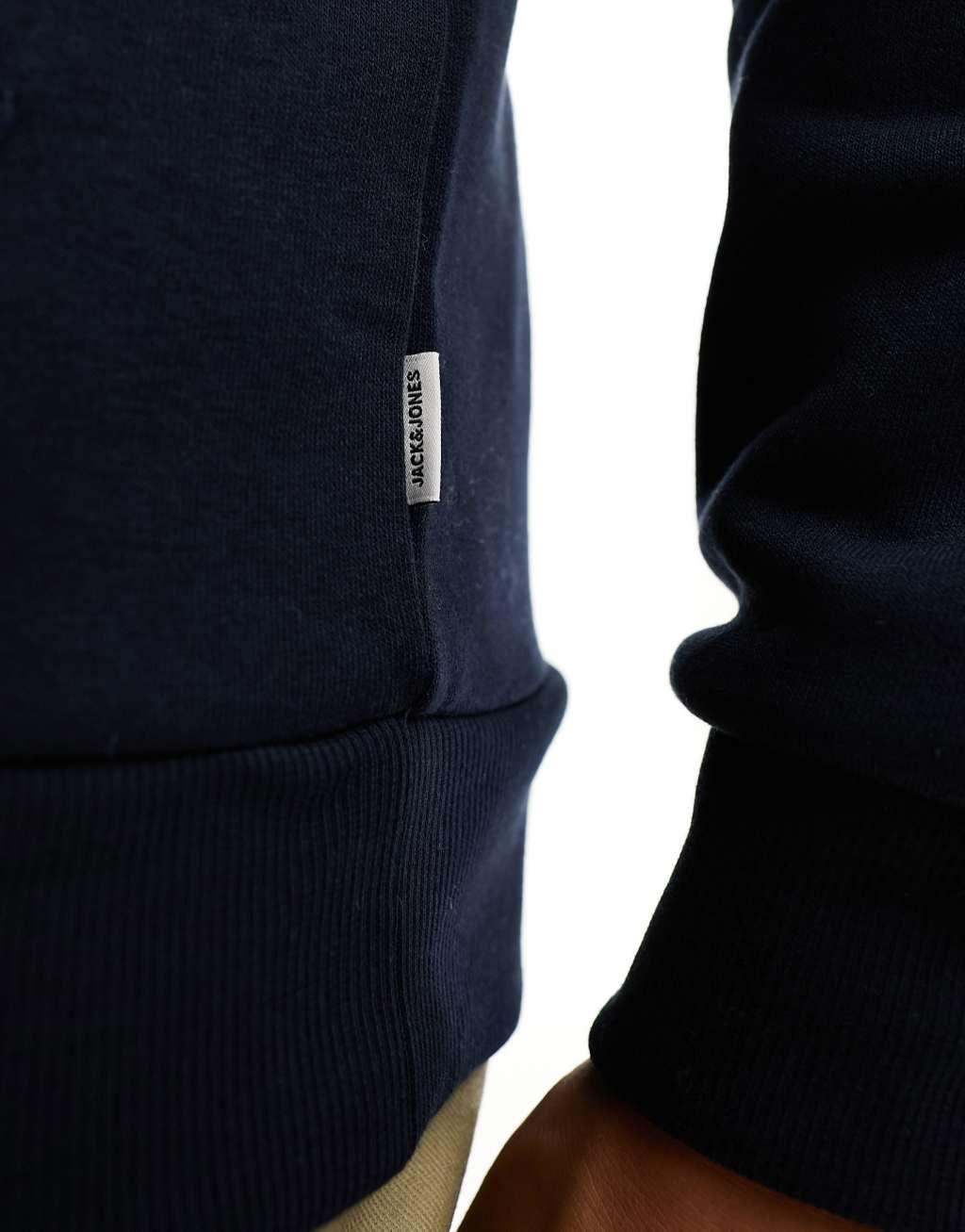 Jack & Jones oversized hoodie in navy Product Image