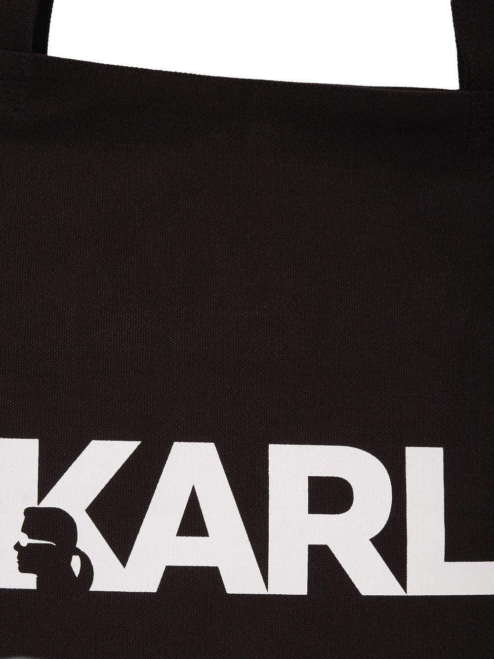 Essential oversized-logo tote bag Product Image