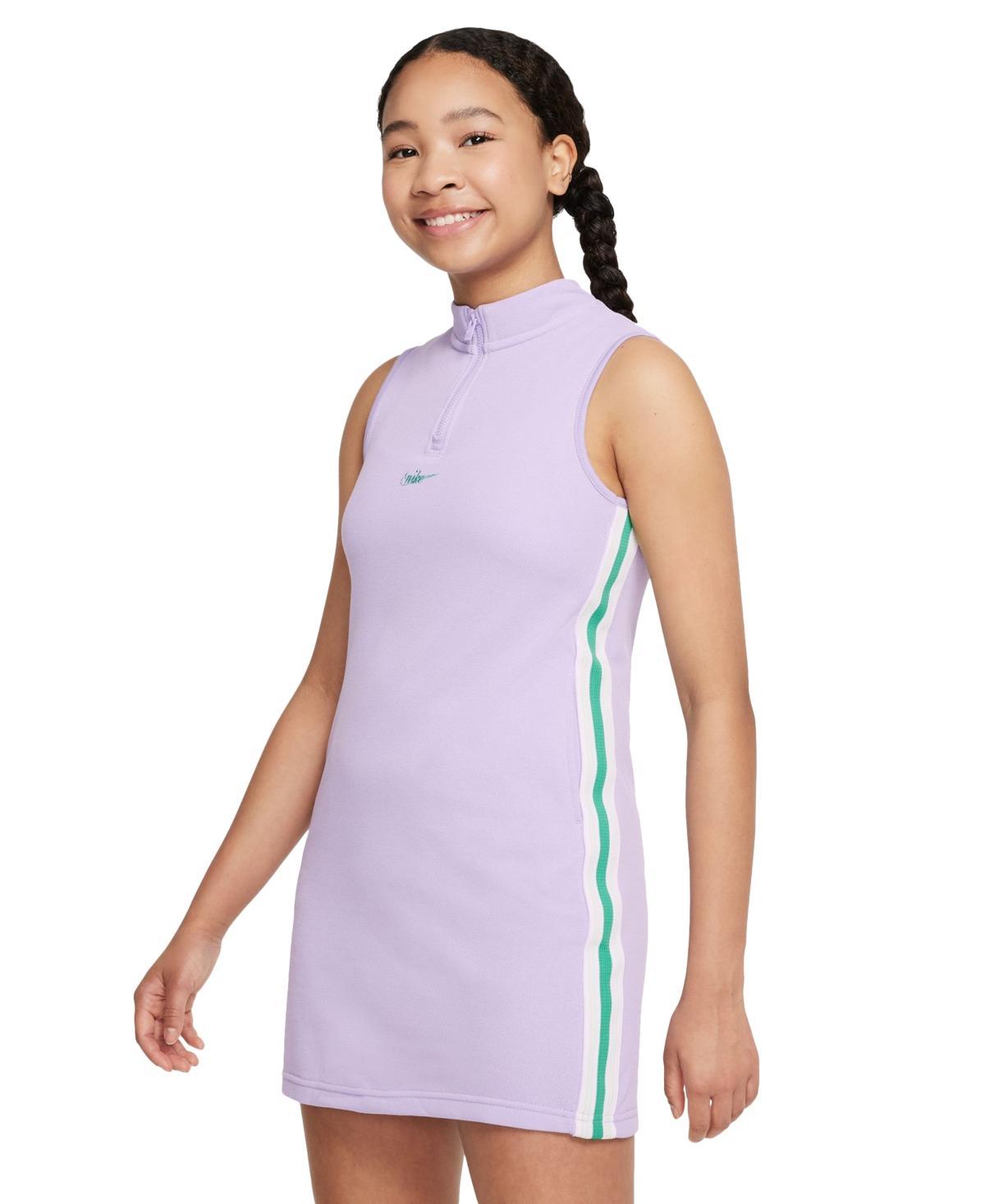 Nike Kids' Sportswear Sleeveless Dress in Bicoastal/White at Nordstrom Product Image