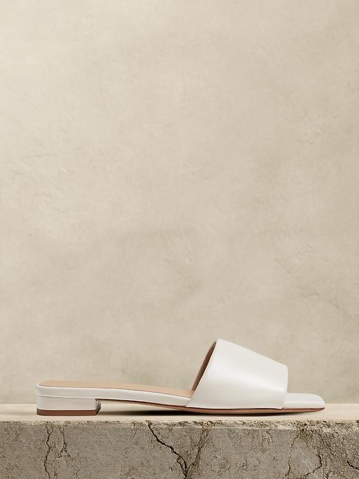 Lucca Leather Slide Sandal Product Image
