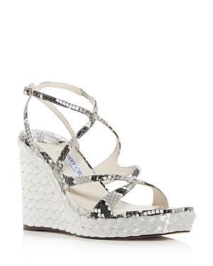 Jimmy Choo Womens Ayla 110 Wedge Espadrille Sandals Product Image
