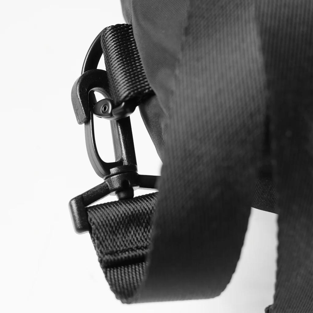 0963. Waterproof Drawstring Rec Bag - Black Product Image