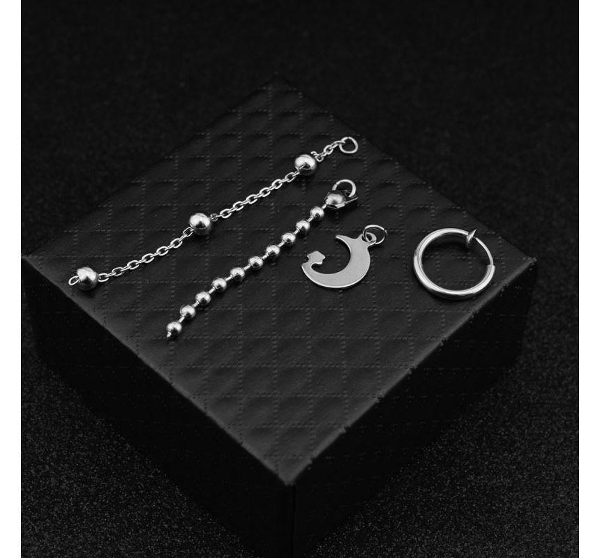 Moon Chain Tassel Earring / Clip-On Earring Product Image