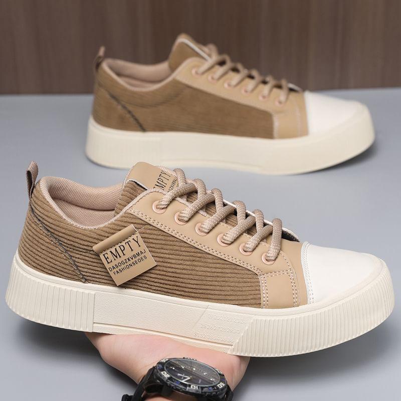 Platform Lace-Up Sneakers Product Image