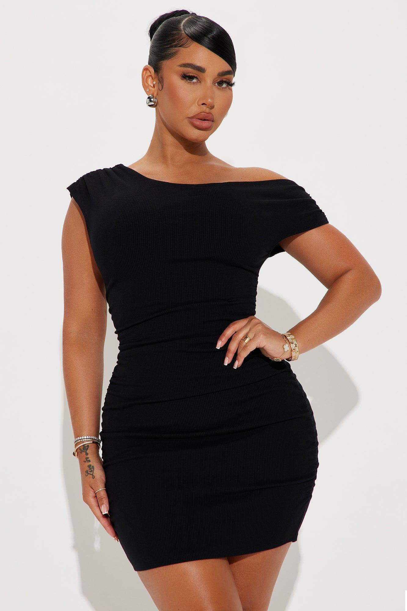 Kelli Snatched Mini Dress - Black Product Image