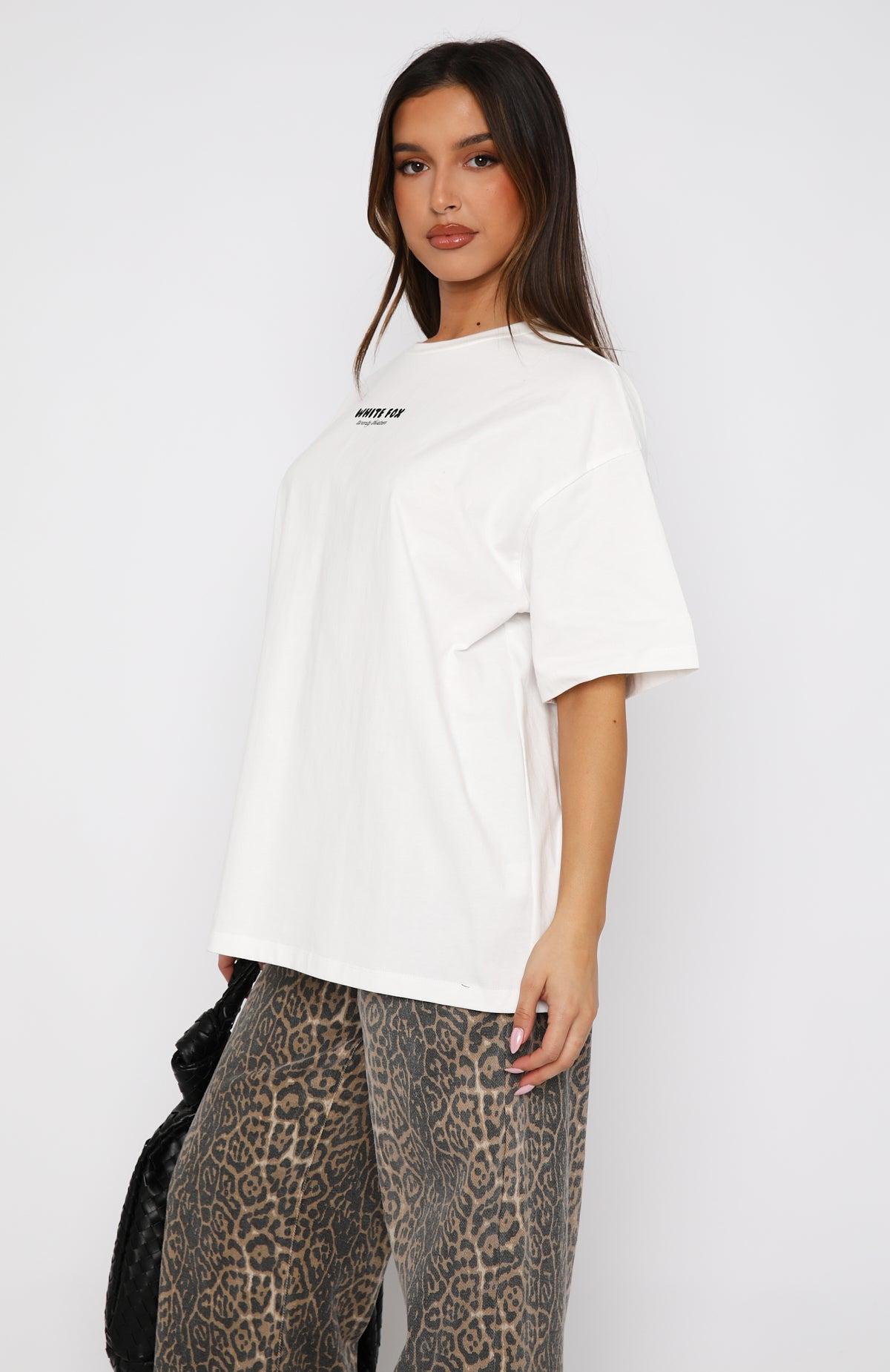 All I've Got Oversized Tee White Product Image