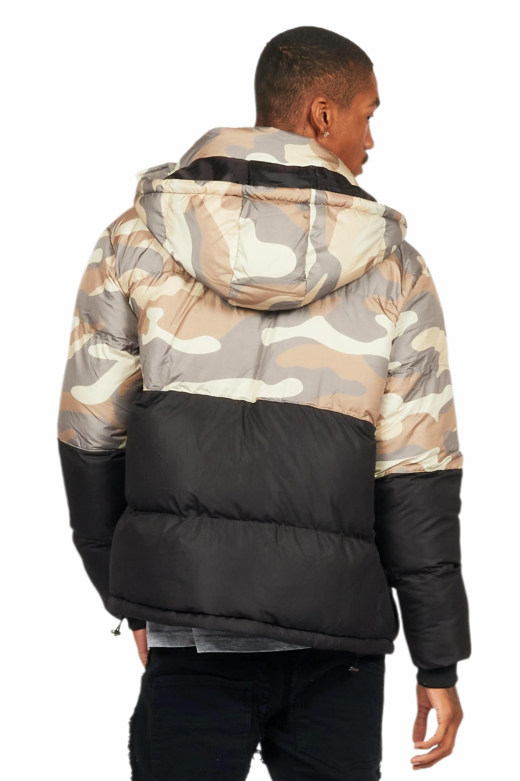 Jensen Camo Puffer Jacket Male Product Image