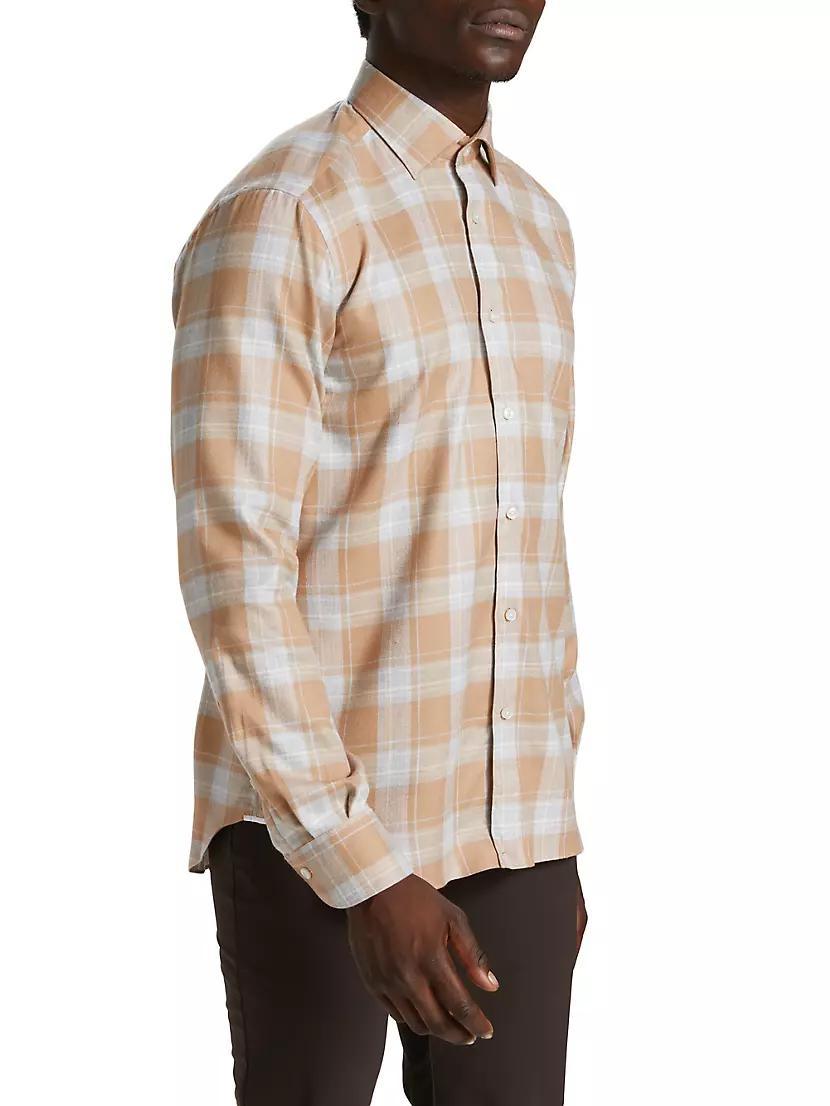 COLLECTION Flannel Plaid Shirt Product Image