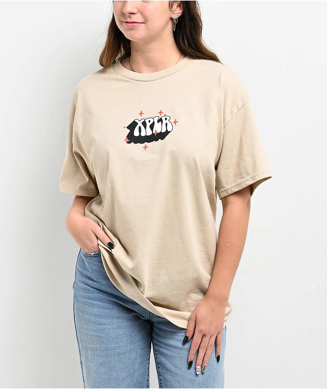 XPLR Fighting Demons Sand T-Shirt Product Image
