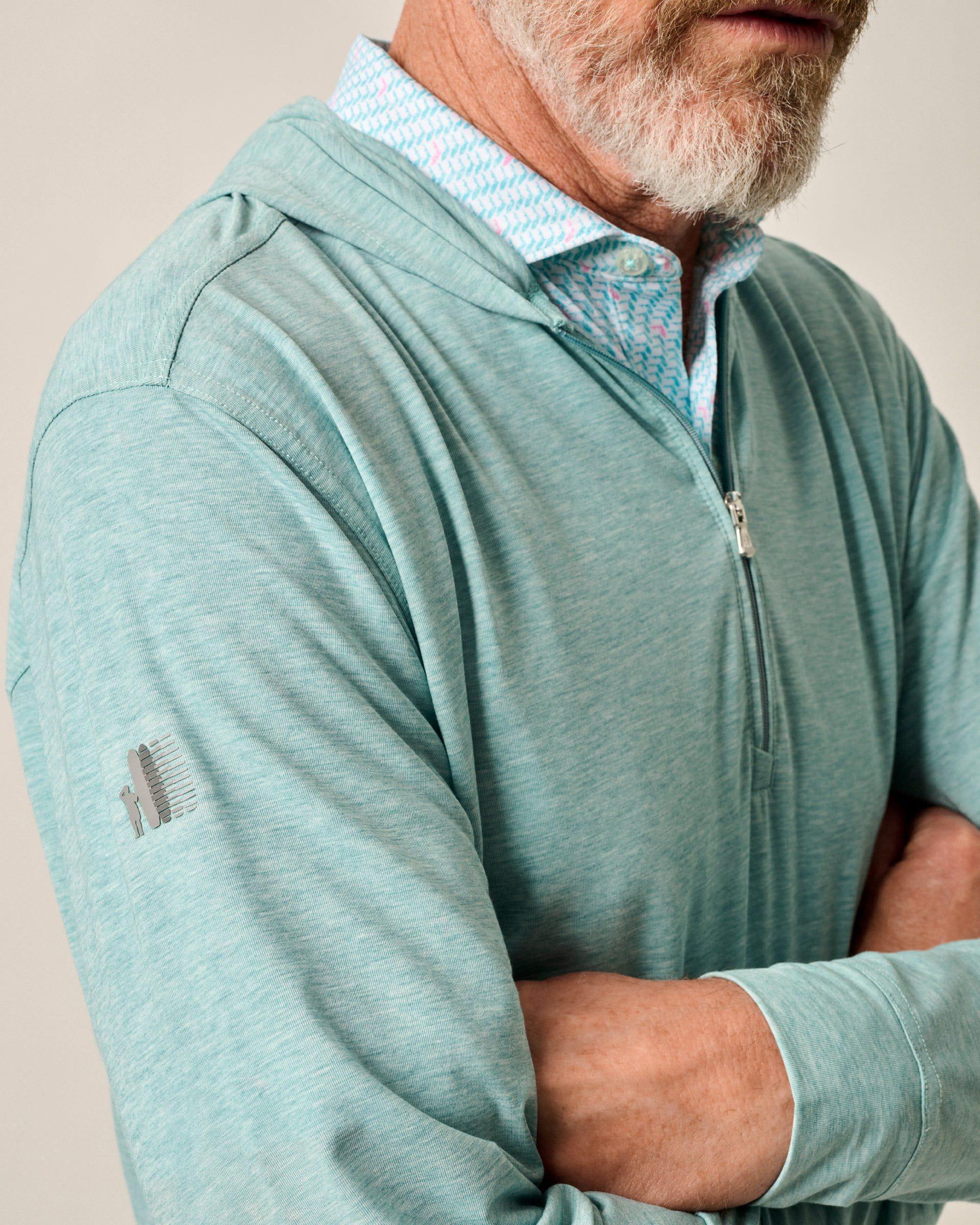 Welsey Performance 1/4 Zip Hoodie Male Product Image