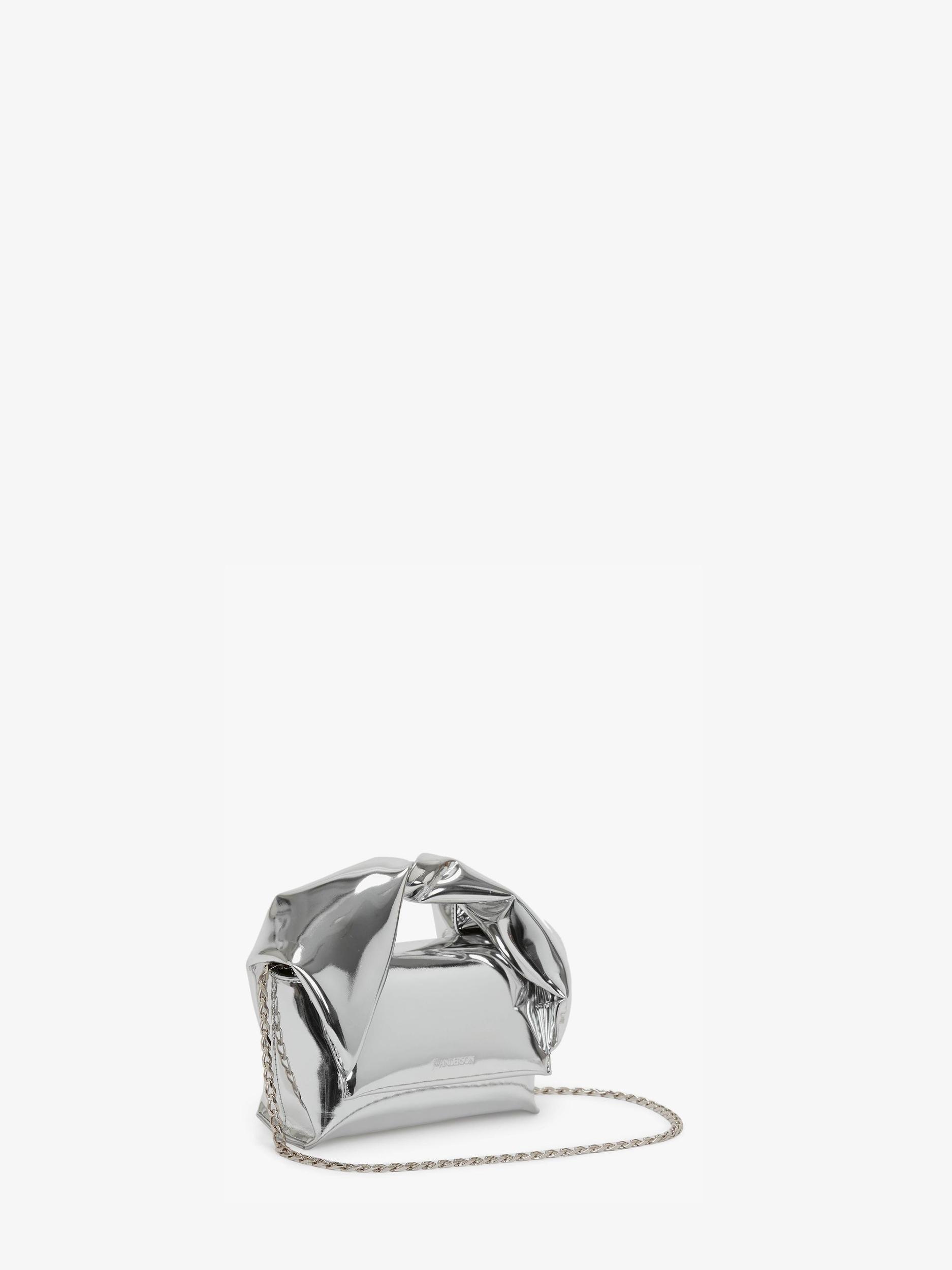 SMALL TWISTER - METALLIC TOP HANDLE BAG Product Image