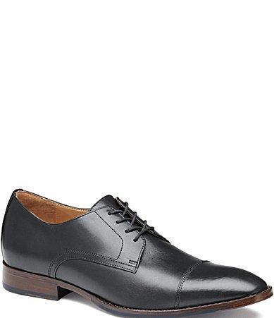 Johnston  Murphy Mens Richland Leather Cap Toe Oxfords Product Image