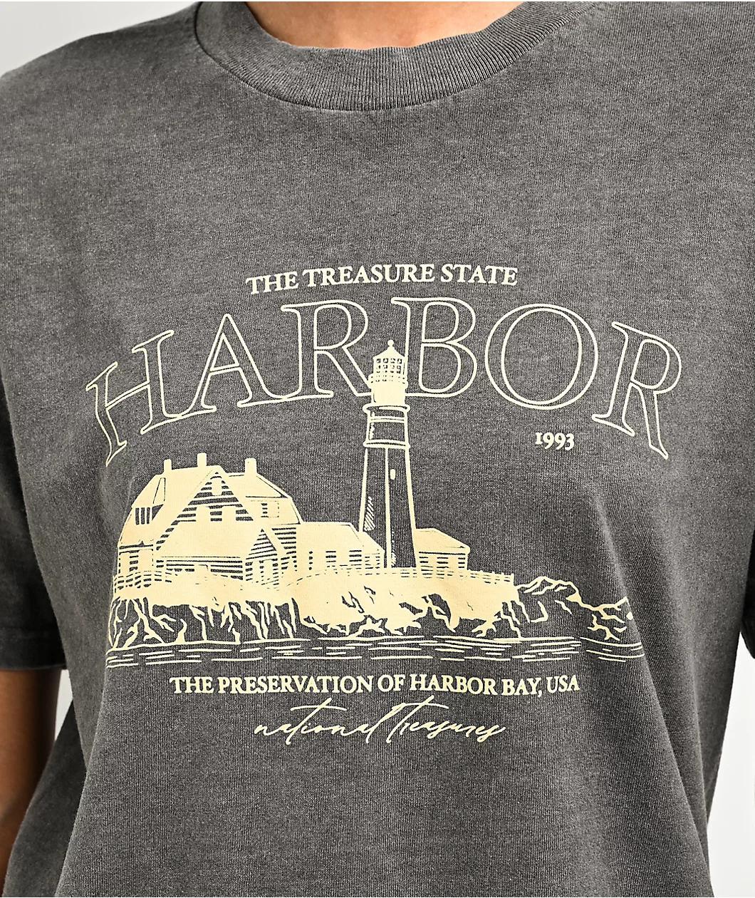 Dravus Parks N Rec Black Wash T-Shirt Product Image