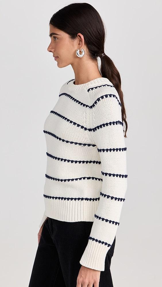 Madewell Mare Textured Stripe Pullover Sweater | Shopbop Product Image