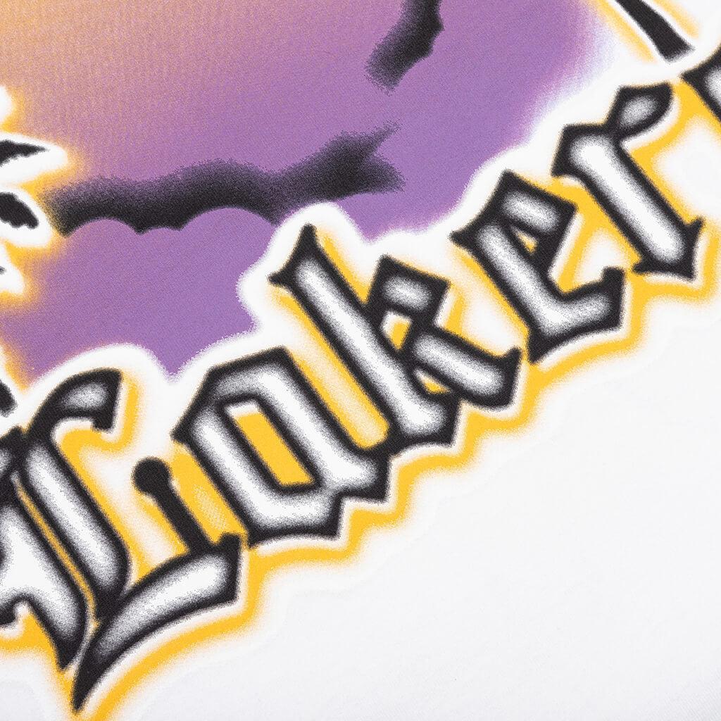 FEATURE x Los Angeles Lakers Airbrush Tee - White Male Product Image