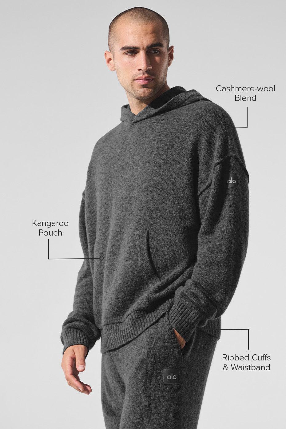 New Class Cashmere Hoodie - Platinum Grey Male Product Image
