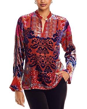 Johnny Was Syriah Burnout Enta Blouse Women's Clothing Product Image