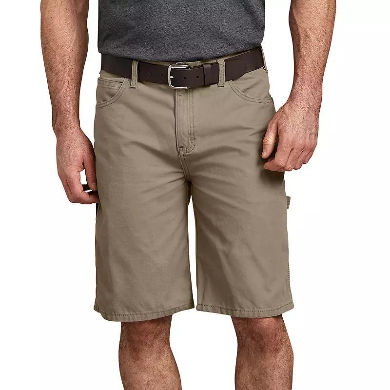 Men's Dickies Relaxed-Fit Lightweight Duck Carpenter Shorts, Size: 32, Rinsed Desert Brown Product Image