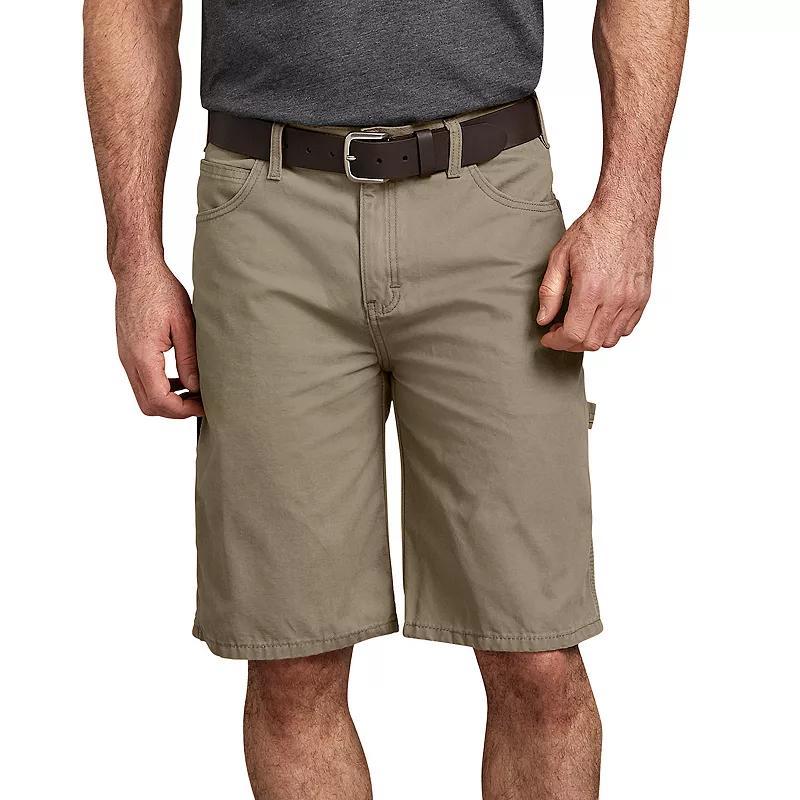 Men's Dickies Relaxed-Fit Lightweight Duck Carpenter Shorts, Size: 32, Rinsed Desert Brown Product Image