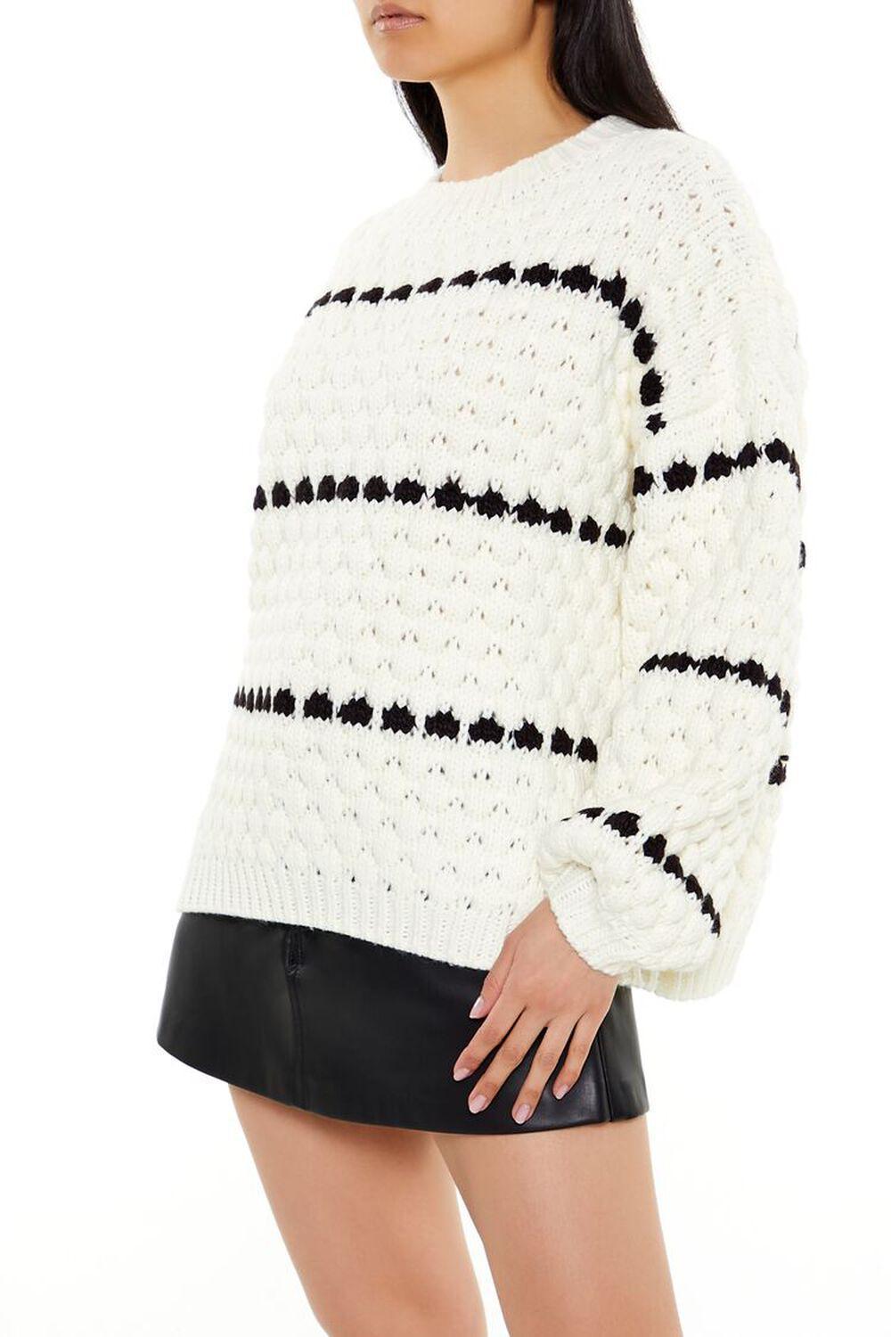Striped Drop-Sleeve Sweater | Forever 21 Product Image