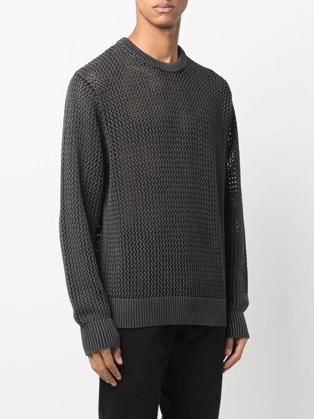 loose-knit long-sleeved sweater Product Image