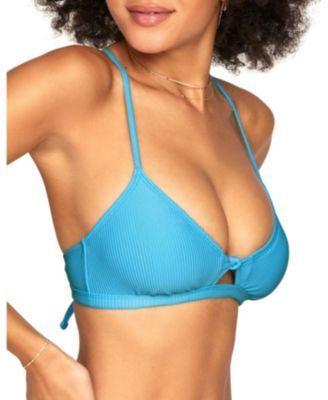 Adore Me Womens Doara Swimwear Bikini Top blue Product Image