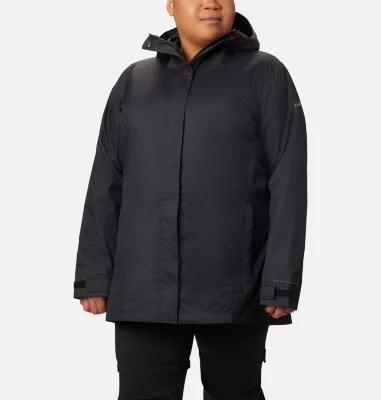Columbia Plus Size Splash A Little II Rain Jacket Women's Coat Product Image